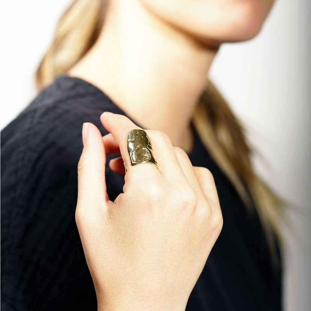 Odette NY pietra brass ring